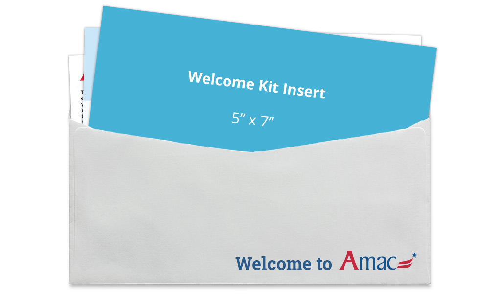 Welcome kit insert